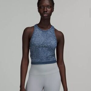 Lululemon Ebb to Street Cropped Racerback Tank Top